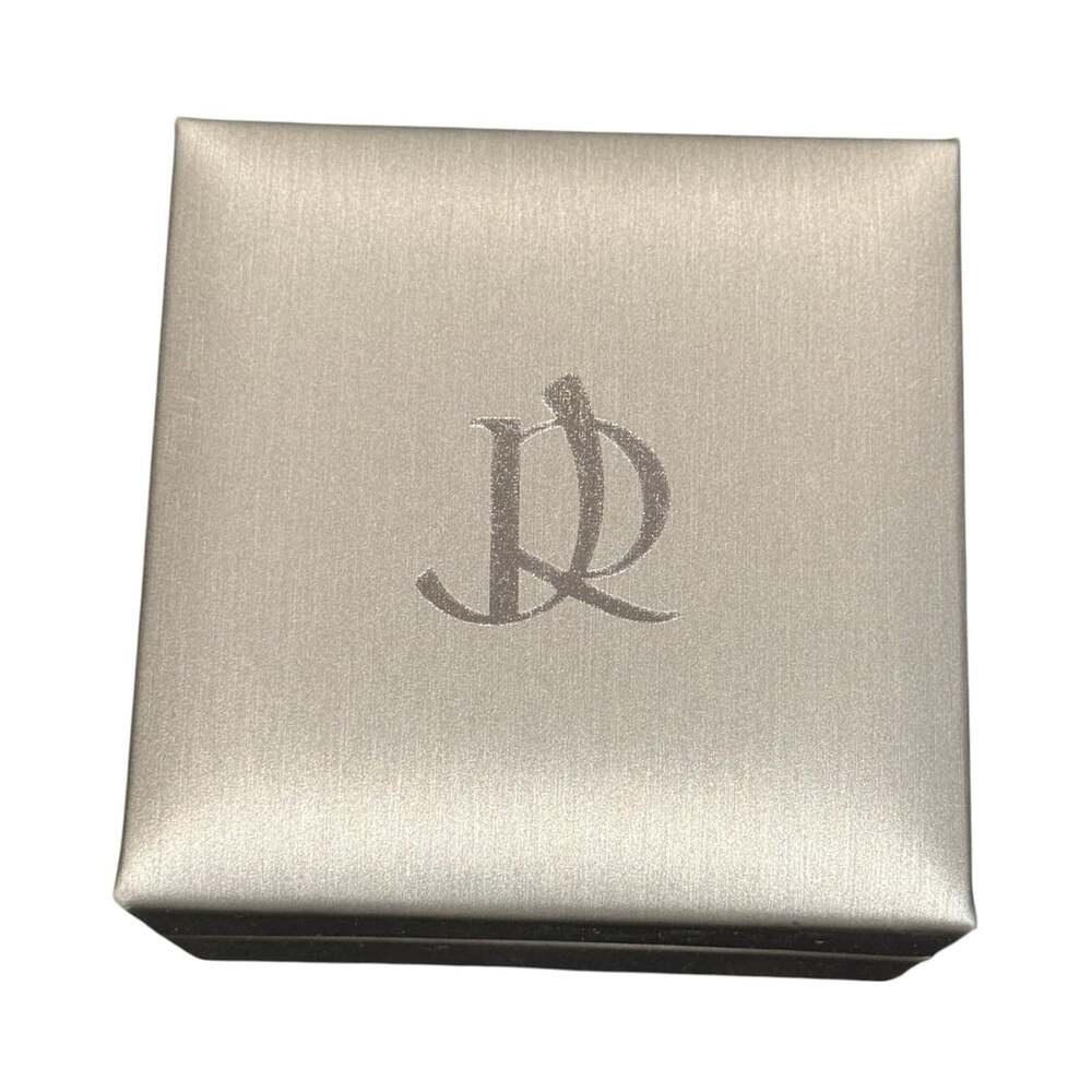 Jewelers Necklace Or Bracelet Silver Square Pillow Gift / Presentation Box